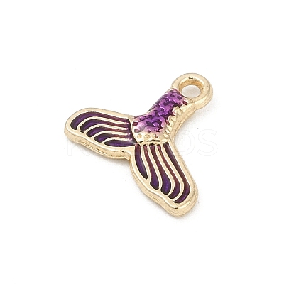 Alloy Enamel Pendants PALLOY-D369-05LG-1