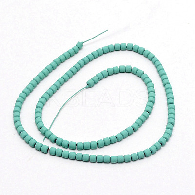 Non-magnetic Synthetic Hematite Beads Strands G-WH0018-01H-1