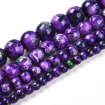 Baking Paint Glass Beads X1-DGLA-N003-6mm-A07-1