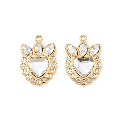 304 Stainless Steel Pendants STAS-C158-03G-01-1