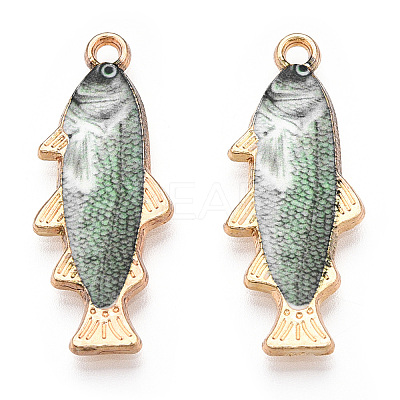 Alloy Enamel Pendants FIND-C037-16G-06-1-1