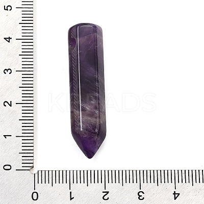Natural Mixed Gemstone Pointed Pendants G-Q035-01-1