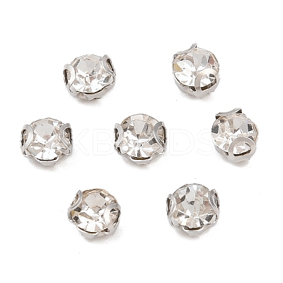 Flat Round Sew on Rhinestone Montee Beads STAS-B107-01A-01P-1