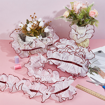 Pleated Polyester Ribbon OCOR-BC0009-24-1