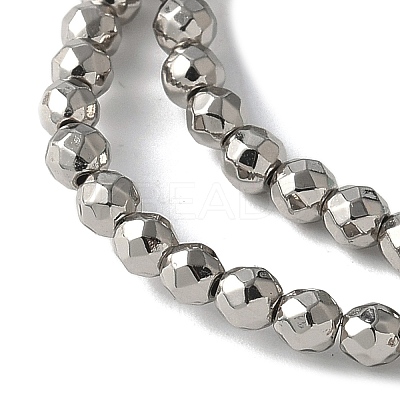 Baking Paint Synthetic Non-Magnetic Hematite Beads Strands G-H020-K01-10-1