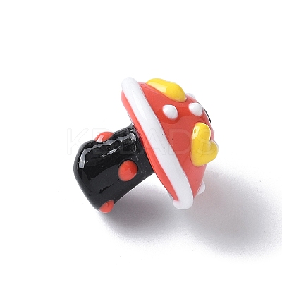 Handmade Lampwork Bumpy Beads LAMP-Q007-01C-1