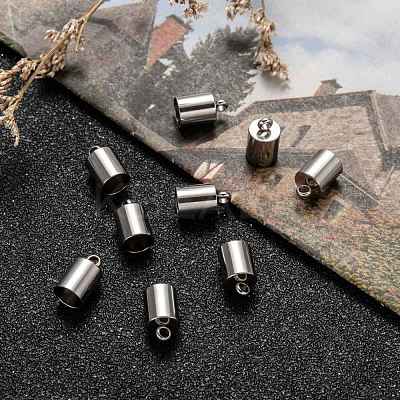 Tarnish Resistant 304 Stainless Steel Cord Ends X-STAS-M242-03-1