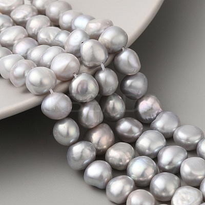 Dyed Natural Cultured Freshwater Pearl Beads Strands PEAR-A006-10G-1