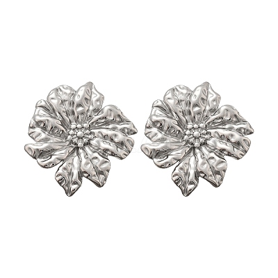 304 Stainless Steel Studs Earrings for Women EJEW-K306-29P-1