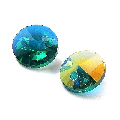 Electroplate Transparent Glass Beads EGLA-Z002-AB02-1