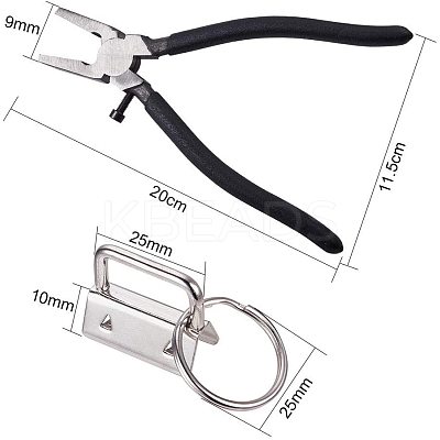 DIY Key Clasp Making DIY-PH0020-11-1