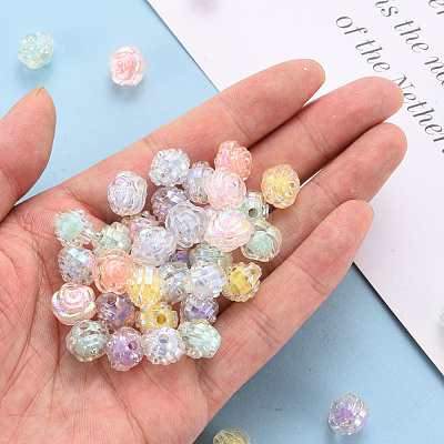 Transparent Acrylic Beads X-TACR-T024-06B-1