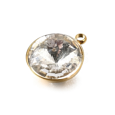 201 Stainless Steel Pendants STAS-F318-01D-G-1