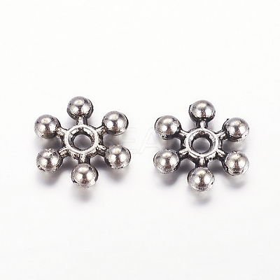 Tibetan Style Alloy Spacer Beads LS-TIBEB-1171-AS-FF-1