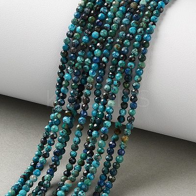 Natural Chrysocolla Beads Strands G-Z150-A05-2mm-A-1