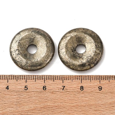 Natural Pyrite Pendants G-P469-16A-1
