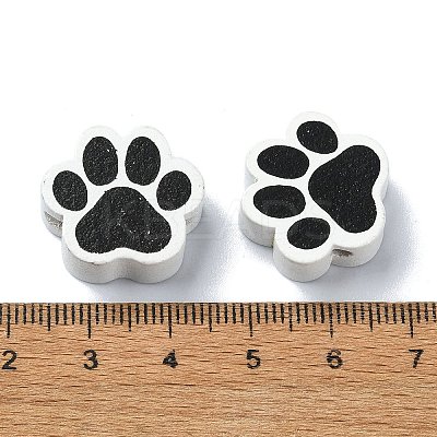 Pet Theme Wood Beads WOOD-D027-04B-1