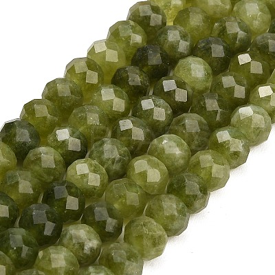 Faceted Dyed Natural White Jade Beads Strands GG-CBAE966-01B-I-1