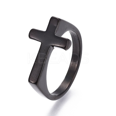 304 Stainless Steel Finger Rings RJEW-O032-12B-19mm-1