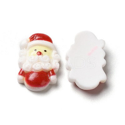Christmas Opaque Resin Cabochons RESI-K019-33-1