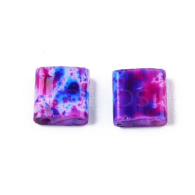 2-Hole Opaque Glass Seed Beads SEED-N004-001-A02-1