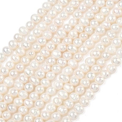 Natural Cultured Freshwater Pearl Beads Strands PEAR-L034-09A-1