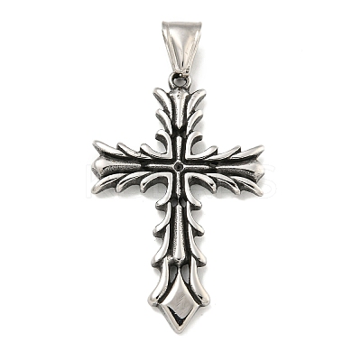 316 Surgical Stainless Steel Pendants Rhinestone Setting STAS-E212-111AS-1