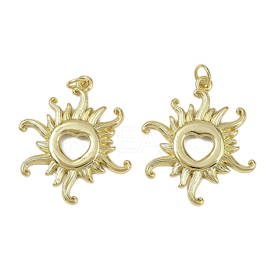 Brass Pendants KK-I358-021G-1
