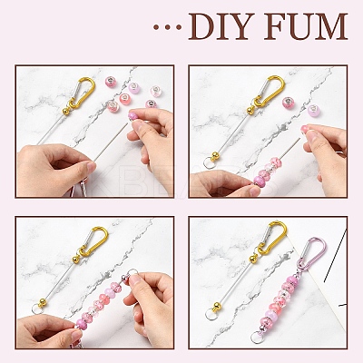 8Pcs 8 Styles Aluminum & Alloy Climbing Carabiners DIY-YW0010-37-1
