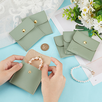 6Pcs PU Imitation Leather Jewelry Storage Bags ABAG-HY0001-14-1