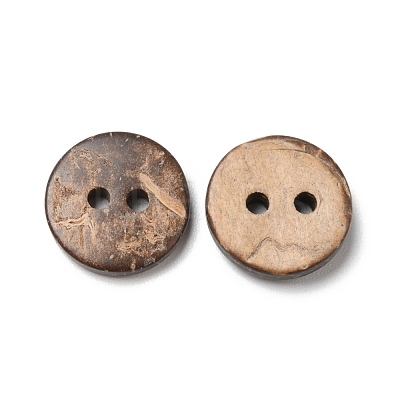 2-Hole Natural Coconut Buttons COCB-G002-03A-1
