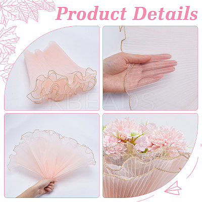 2 Bags Organza Flower Wrapping Cloth DIY-GF0009-25-1