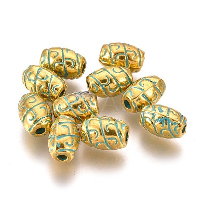 Alloy Beads PALLOY-L222-061GGP-RS-1