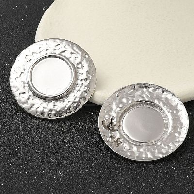 304 Stainless Steel Stud Earrings for Women EJEW-M089-11P-1