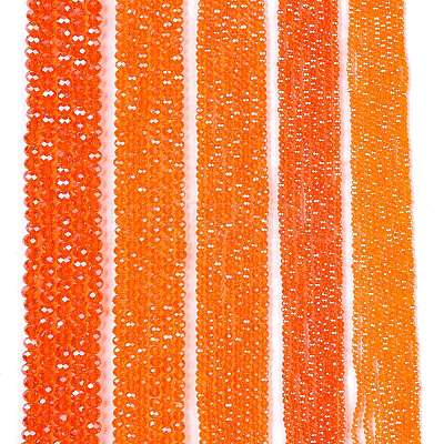 Electroplate Glass Beads Strands EGLA-A044-T3mm-A25-1