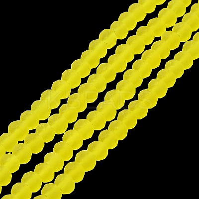 Transparent Glass Beads Strands EGLA-A034-T6mm-MD29-1