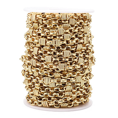 Brass Twist Knot Lock Link Chains CHC-T016-17G-1