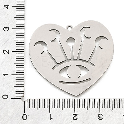 201 Stainless Steel Pendants STAS-S176-06P-1