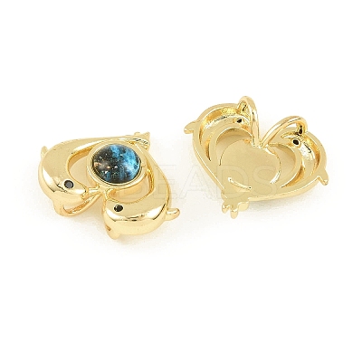 Brass Enamel Pendants KK-I477-03G-1