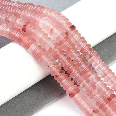 Cherry Quartz Glass Beads Strands G-Q189-B03-01-1