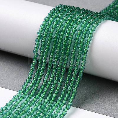 Transparent Glass Beads Strands GLAA-H021-03-17-1