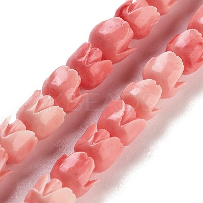 Synthetic Coral Beads Strands CORA-B001-05A-04-1