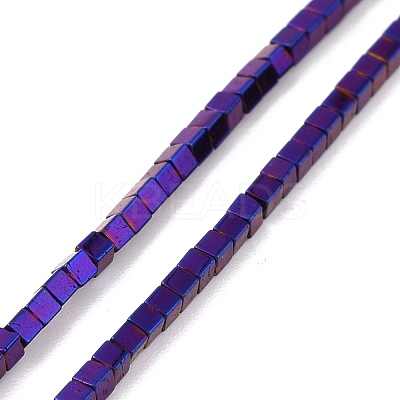 Electroplated Non-magnetic Synthetic Hematite Beads Strands G-G862-03D-1