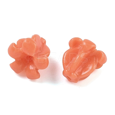 Synthetic Coral Carved Beads CORA-K010-01G-1