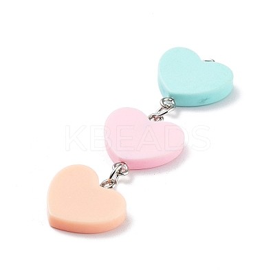 Valentine's Day Opaque Resin Big Pendants LS-OACR-P025-D01-1