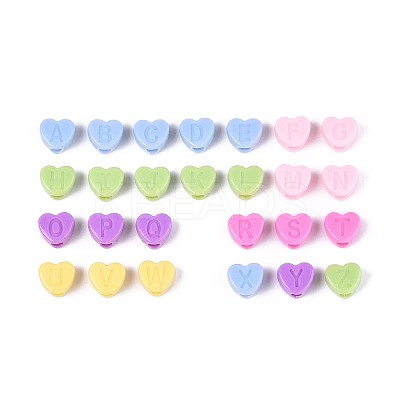 650-700G 6 Colors Opaque Acrylic Beads OACR-T029-81M-1