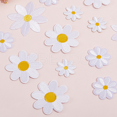 24Pcs 4 Styles Iron on Cloth Patches FIND-CY0001-20-1