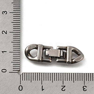 304 Stainless Steel Fold Over Clasps STAS-M119-05P-02-1