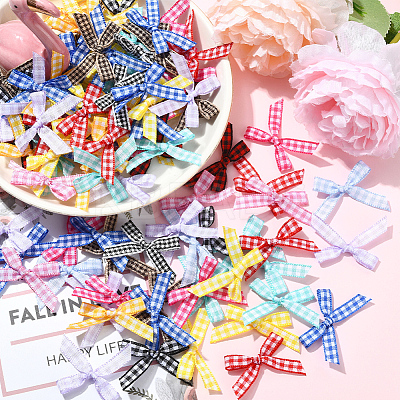 300Pcs 15 Colors Handmade Polyester Costume Accessories DIY-SP0004-98-1