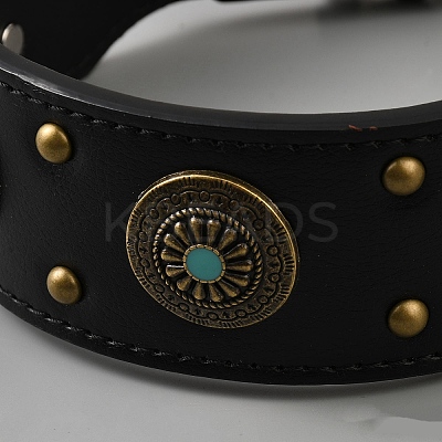 PU Leather Dog Collar AJEW-WH20018-191A-01-1